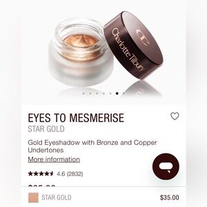 Charlotte Tilbury Eyes to Mesmerize - Star Gold - NEW